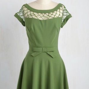 ModCloth Tatyana Amika Green Dress 3XL